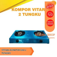 KOMPOR GAS 2 TUNGKU STAINLESS / KOMPOR GAS 2 TUNGKU NIKO/ OMICKO/ MYVO VITARA