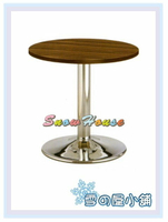 雪之屋 305電鍍圓桌 餐桌 茶几 置物桌 咖啡桌(直徑90公分) X538-05