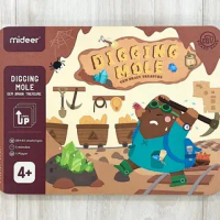 Mideer Digging Mole Mainan Magnet Edukasi Magnetic Board Game Anak 4+