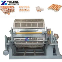 Egg Tray Making Machine Recycling Waste Paper Egg Tray Machine Egg Carton Forming Machine Equipment for Small Business
