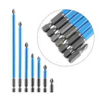 Bộ 7 Mũi Vít Từ Tính Chống Trượt PH2 Phillips Dài 25mm và 150mm dùng cho Dụng Cụ Cầm Tay