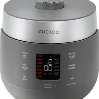 CUCKOO HP Twin Pressure Rice Cooker 16 Menu Options: White, GABA, Veggie, Porridge, &amp; More, Fuzzy Logic Tech, Energy Saving
