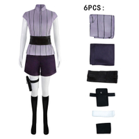 Halloween Anime Ninja cos  Hyuga hinata cosplay Role Playing Performance Wear Factory in Stock
