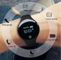 倉庫現貨清出 Smart Watch運動計步睡眠消息提醒矽膠只能運動手環H8