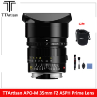 TTArtisan APO-M 35mm F2 ASPH Full Frame Large Aperture Prime Lens for Leica M-Mount Cameras Leica M-M M240 M3 M6 M7 M8 M9 M10