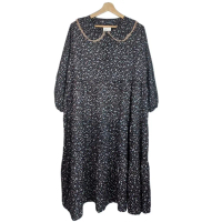 MiDi Dress Rayon Bunga BiG SiZE SUPER JUMBO 4XL LD 120 cm 4167#