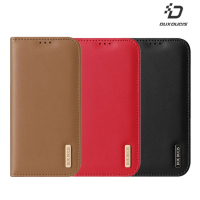 DUX DUCIS Apple 蘋果 iPhone 16 / 16 Plus Hivo 真皮保護套 側翻皮套 保護套 手機套 可站立 可插卡