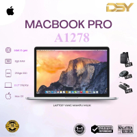 (Refurbished) Macbook Pro A1278 Core i5 | Warranty 18 months | Free Bag | 8GB RAM | 256GB SSD | GREA
