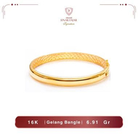 Gelang Bangle Polos Big Kadar 16K - Sinar Fajar