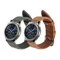 【Timo】SAMSUNG三星 Galaxy Watch 40/42/44mm通用 皮革錶帶(錶帶寬度20mm)