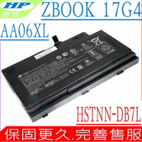 HP AA06XL 電池 適用惠普 ZBook 17 G4,Y6K23ES,Y6K36EA, Y6K38EA,Z3R03AA, Z3R03UT,852527-222, 852527-241