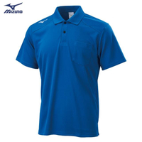 【MIZUNO 美津濃】男款短袖POLO衫 32TA002022(藍)(POLO衫)