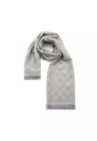 Gucci Gg Jacquard Pattern Knitted 圍巾