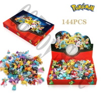 Pokémon Gift Box Contains 144 Dolls Figure Pokemon Toys For Children Action Figure Toys Genuine Pikachu Anime Christmas Gift