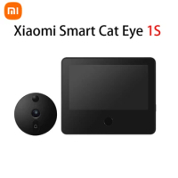 Xiaomi Mijia Smart Video Doorbell Cat Eye 1S Door Mirror Camera IPS Screen Infrared Night Vision AI Face Recognition Anti-Theft