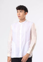 Edwin Jeans Kemeja Koko Pria Lengan Panjang Baju Muslim Pria HOPKINS KHAKY