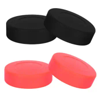 2 Pieces Ice Hockey Puck Sturdy Ice Hockey Accessories Multipurpose for Beginners Children Teenagers Professionals Exercise