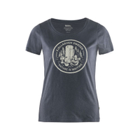 ├登山樂┤瑞典Fjallraven Fikapaus T-shirt W T-shirt 有機棉T-女海軍藍# F83512-560