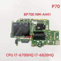 BP700 NM-A441 For Lenovo Thinkpad P70 laptop motherboard with CPU I7-6700HQ I7-6820HQ FRU 01AV312 DDR4 100% Fully Tested
