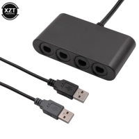 4 Ports GC Controllers USB Adapter Gamecube Controller Adapter Fit for Nintend Switch Wii u / PC Console Support Dropshipping