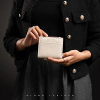 Win Leather - Lizzie Wallet Dompet Wanita Kulit Sapi Asli Full Grain Pendek Simpel Elegant Size Medi