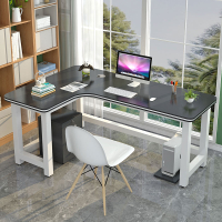 簡約現代轉角家用電腦桌臺式拐角大書桌L型辦公桌簡易學生寫字桌
