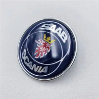 50PCS Pack For SAAB 93 900 9000 Classic Car Bonnet Front Hood Emblem Badge 50MM
