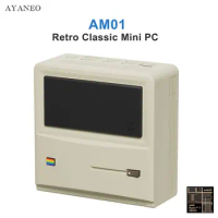 AYANEO AM01 Retro Mini PC AMD Ryzen7 5800U 32G DDR4 512G/1T SSD WIFI6 BT5.2 Windows 11 desktops Gaming Home Office laptop gamer