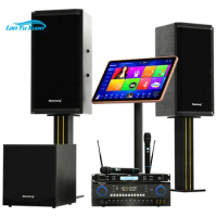 Professional Home Karaoke Machine Set Full KTV Sound Amplifier Jukebox Professional Karaoke Speaker Equipment Families