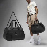 Nike 旅行袋 Jordan Essentials 黑 白 大空間 多夾層 手提 可調背帶 健身包 手提包 JD2413009AD-001