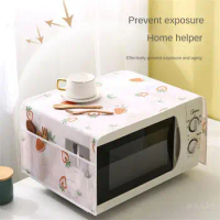 Towel Dustproof Moisture-proof Oil Proof Good-looking Beautiful Electric Oven Cover Cloth Printed Microwave Dust Cover Dustproof