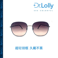 DR.LOLLY太陽鏡超輕純鈦墨鏡炫彩時尚可配近視太陽眼鏡
