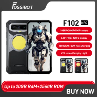 FOSSiBOT F102,Smartphone 16500mAH, ,20GB+256GB,108M Camera,Cell phone,6.58 FHD+ 120hz ,Helio G99,Mobile Phone