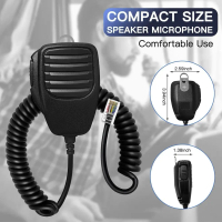 ไมโครโฟนลำโพง HM-118N รุ่น HM-118 ไมโครโฟน 8 ขาสำหรับวิทยุ ICOM IC-207H และ IC-208H