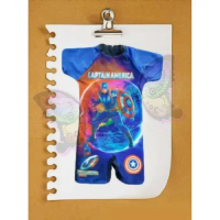 Baju Renang Anak Laki-Laki Motif Captain America