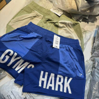 Gymshark Brandmark Mesh 5\ Shorts Mesh Quick-Drying Zipper Shorts"