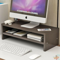 顯示器增高架護頸臺式電腦底座墊抬高桌上鍵盤收納加長雙層置物架