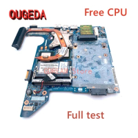 OUGEDA 590316-001 577512-001 578600-001 JAL50 LA-4103P Laptop Motherboard for HP Compaq CQ40 GeForce G103M Main board Free CPU