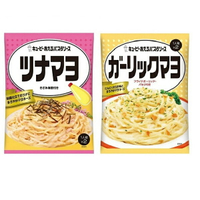 【江戶物語】Kewpie QP 2袋入 義大利麵醬 鮪魚沙拉/蒜味美乃滋風味 義麵醬 意麵醬 調理包 微波 日本進口