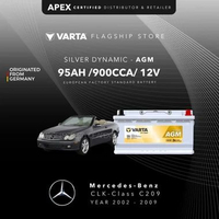 Aki VARTA SILVER DYNAMIC AGM MERCEDES BENZ CLK-CLASS C209
