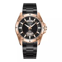 Alexandre Christie Jam Tangan Pria Alexandre Christie AC 6678 ME BBRBA Men Black Dial Black Stainles