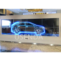 55 Inch Oled Transparent Android Advertising Screen Transparent Screen Display Oled Video Wall