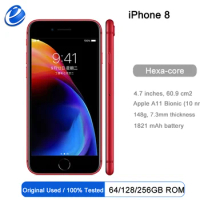Original Apple iPhone 8 64GB/256GB Hexa-core IOS 3D Touch ID LTE phone 12.0MP Camera 4.7" inch Fingerprint 1821mAh Mobile phone