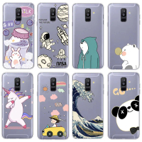 เคสโทรศัพท์, สำหรับ Samsung Galaxy A6 2018 Plus, วัสดุซิลิโคน TPU, เคสป้องกัน