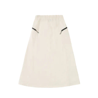 【The North Face】TNF 休閒 DWR防潑水長裙 W NORTH DOME WIND SKIRT - AP 女 米白(NF0A8DGTQLI)