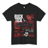 เสื้อยืด 1 ตัว ผ้าฝ้าย 100% ลาย Buck Tick Atsushi Sakurai Visual Kei, สำหรับทุกเพศ, สไตล์ลำลอง
