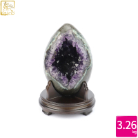 【吉祥水晶】烏拉圭紫水晶恐龍蛋 3.26kg(安神健康)