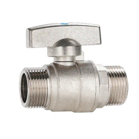 SS304 SS316 Stainless Steel Butterfly Handle Female and Female Ball Valve 1/2inch