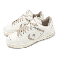 【CONVERSE】休閒鞋 Weapon OX Vintage 男鞋 女鞋 復古米白色 皮革 CX 緩衝 情侶鞋(A07240C)