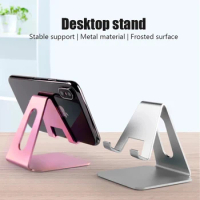 Universal Cell Phone Stand Desk Holder Aluminum Alloy Phone Tablet Bracket for iphone 15 11 SE 7 8 for iPad Cell Phone Holder
